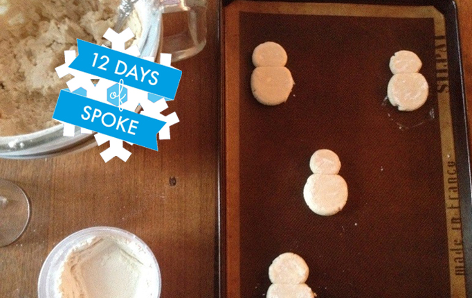 Day 1: One Vegan Snowman Cookie Recipe