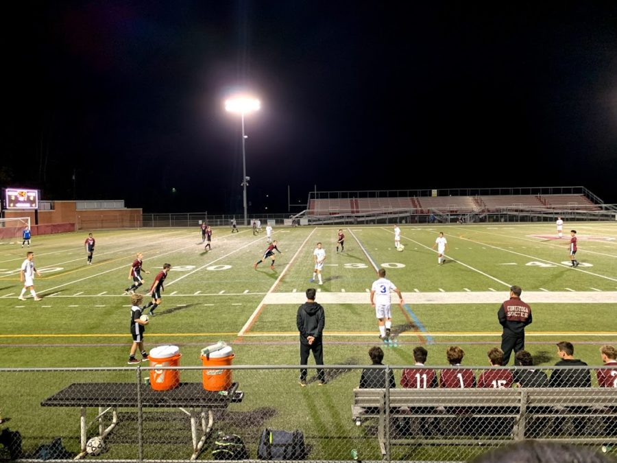 Boys varsity soccer shuts out Springfield in senior night game