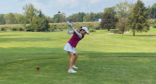 Girls’ golf team swings into action on the green with an undefeated record
