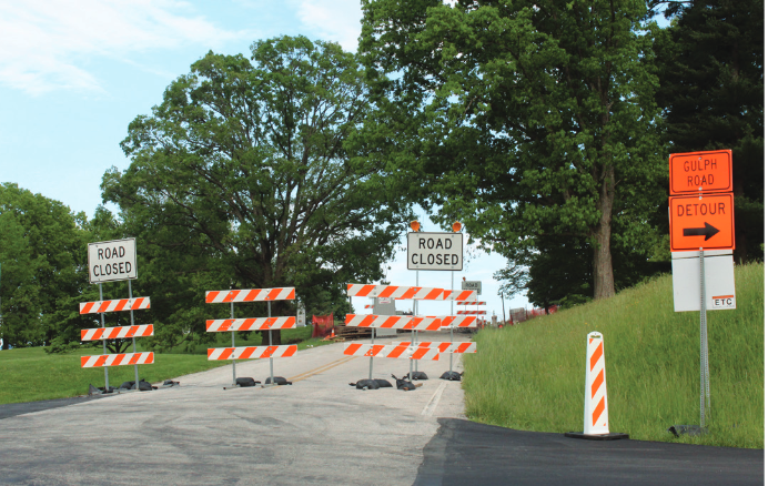 Valley Forge Parks road renovations