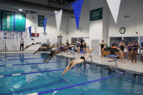 Senior Night: Varsity Swimmers Secure Big Win