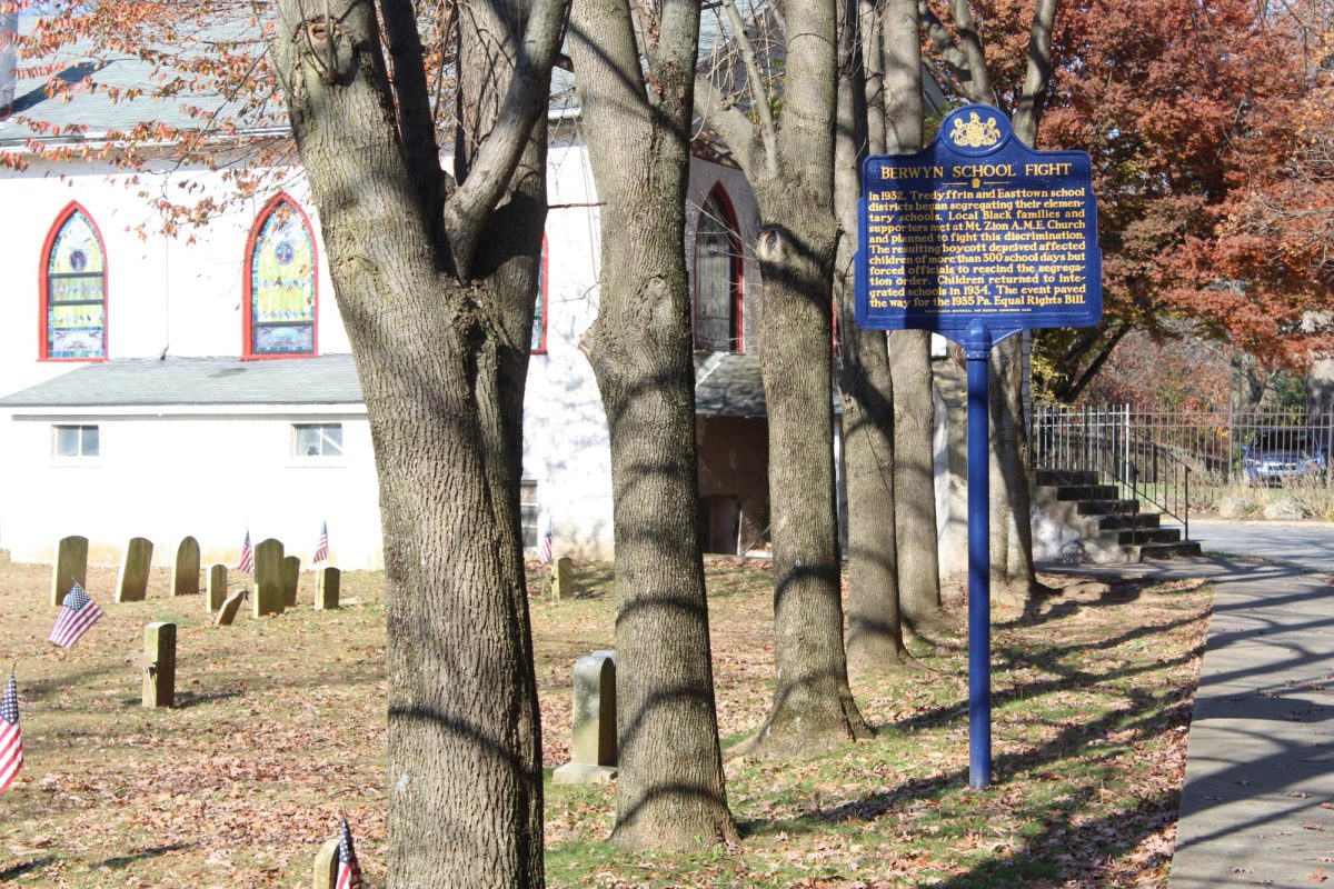Historical haven: The Mount Zion African Methodist Episcopal Church in Devon has a Pennsylvania state historical marker. Black community leaders met at the church to plan their next steps in the Berwyn School Fight in the 1930s.