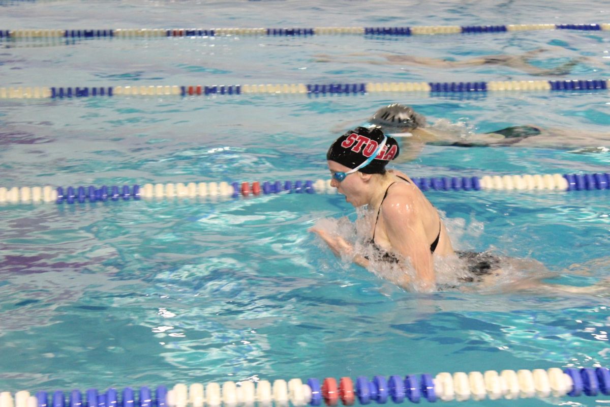 Girls swim, dive defeat Strath Haven 92-70, honor seniors