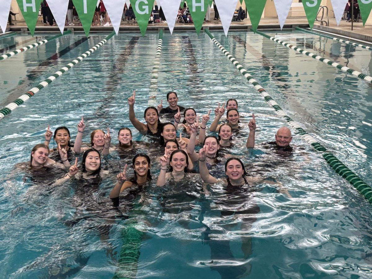 Star swimmers: The girls’ swim team celebrates its 10th consecutive Central League Championship win. The team sent six swimmers and divers to the PIAA Swimming and Diving State Championships from March 12-15 at Bucknell University. 