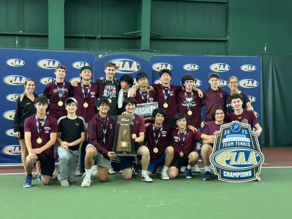 Triple trophy: Boys tennis wins state championship