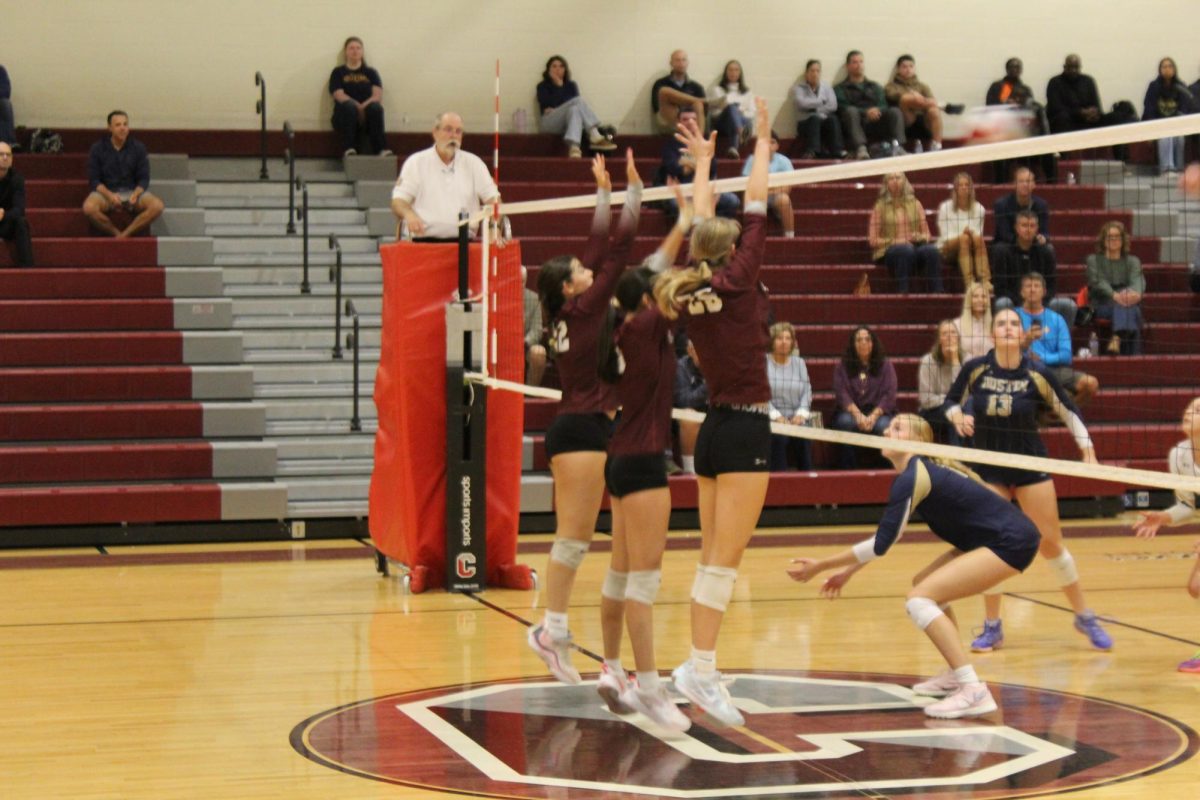 Girls volleyball takes tough loss to Bayard Rustin 3-0
