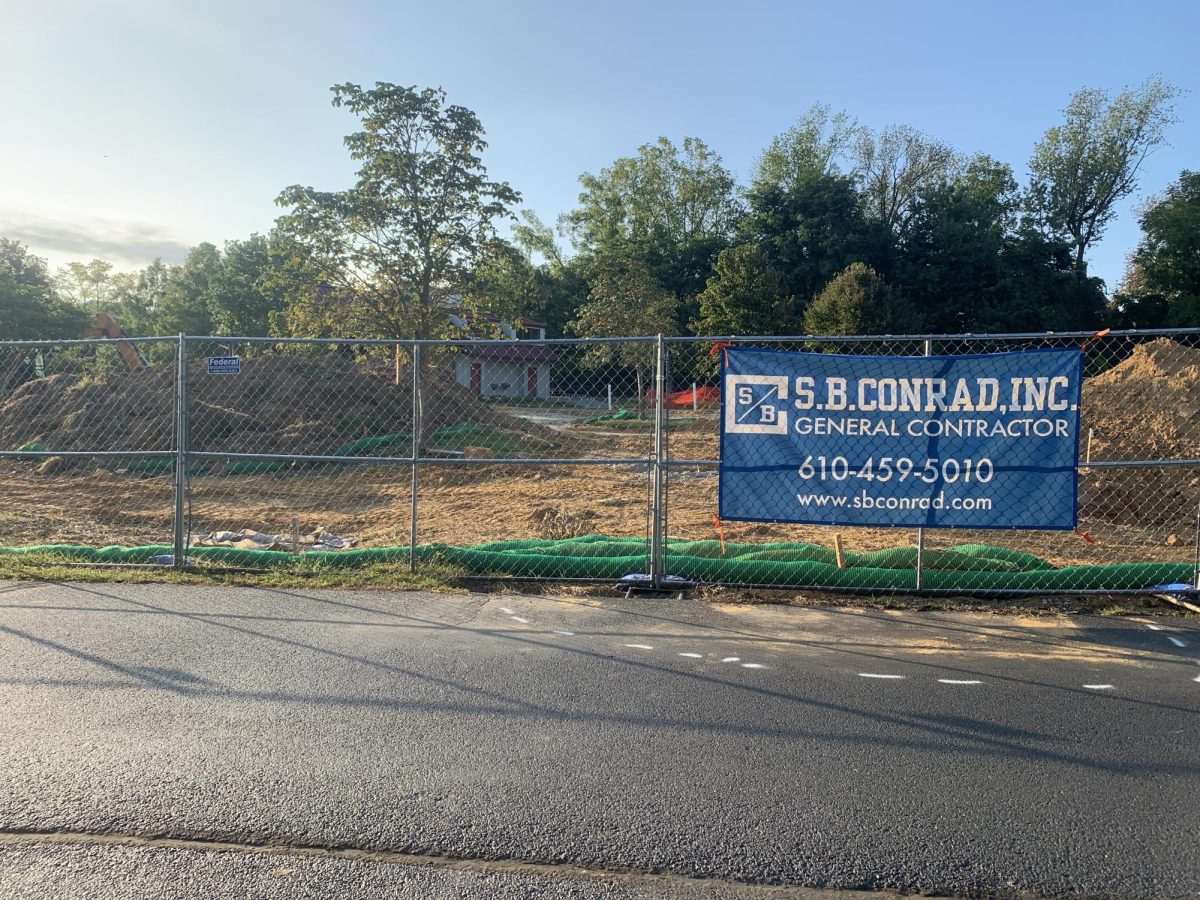 Playground progress: The area near the pavilion and the Tot Lot remains closed off for renovations. Construction began on July 17. Weather permitting, the township plans to complete the renovations by late November.