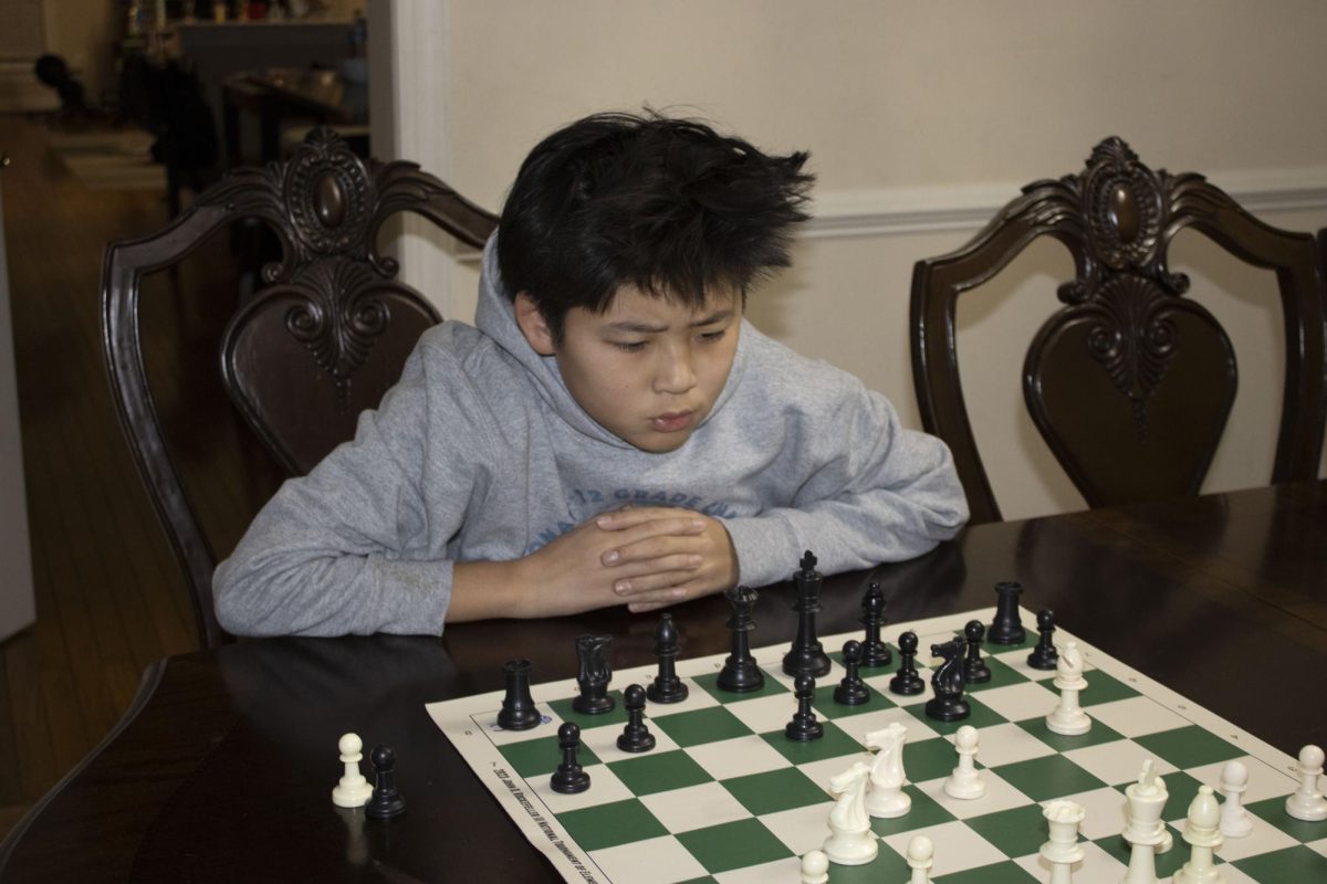 Calculated moves: TEMS seventh grader Mason Li has been playing chess since he was four years old. Li won the National K-12 Chess Championship in December 2025 and hopes to continue competing in the future.