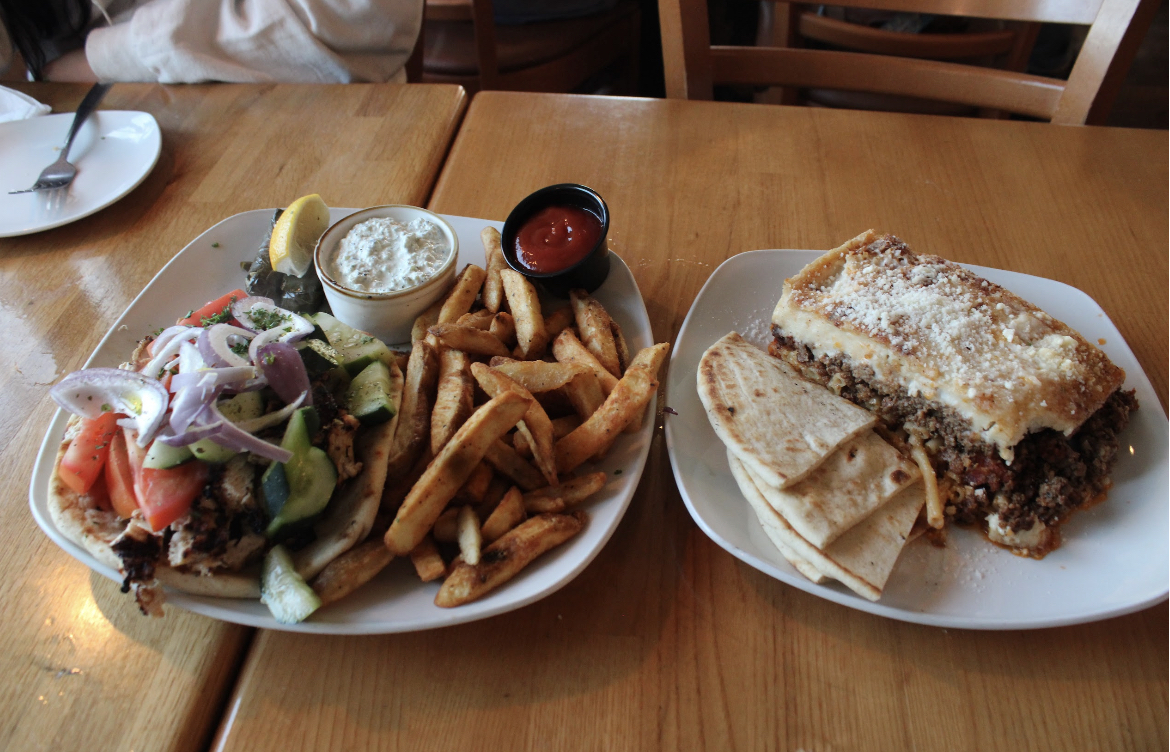 Bold Mediterranean flavors: The Olive Tree serves authentic Greek cuisine, with dishes such as the Grilled Chicken Gyro Platter. The entree took around 30 minutes to arrive and had a distinct charred flavor.